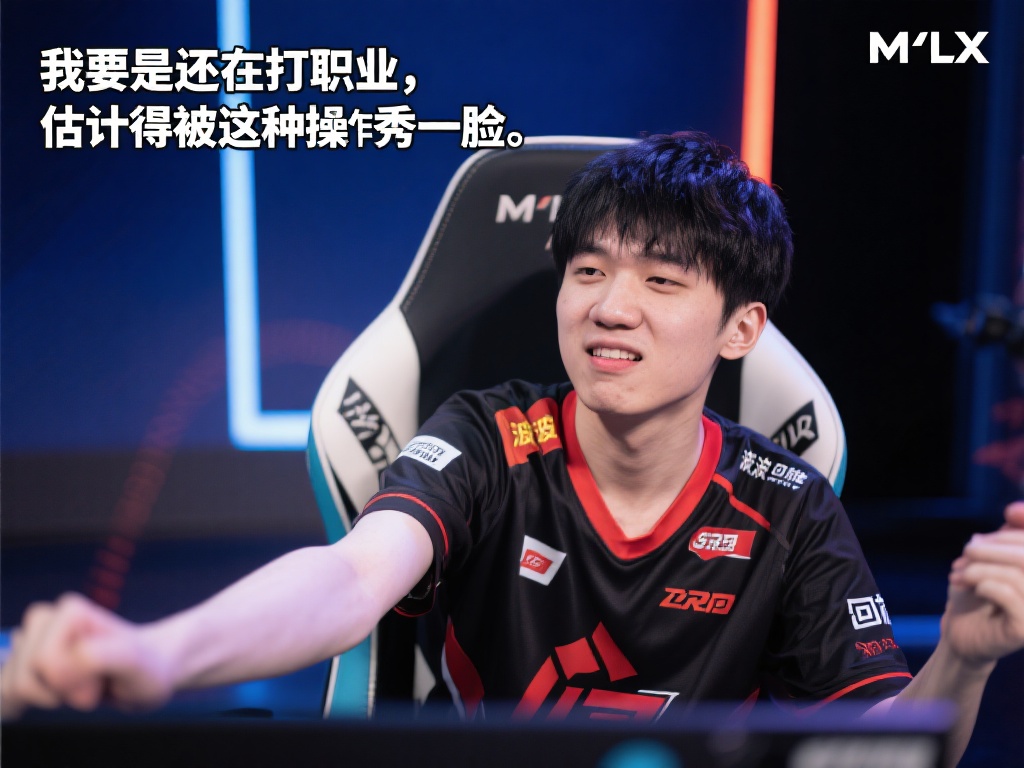 此外，Mlxg还顺势调侃自己：“我要是还