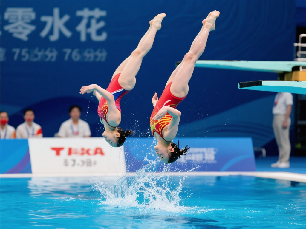 陈芋汐携手全红婵勇夺女子双人10米台桂冠 比赛中,两人连续几轮动作都得到了几乎满分