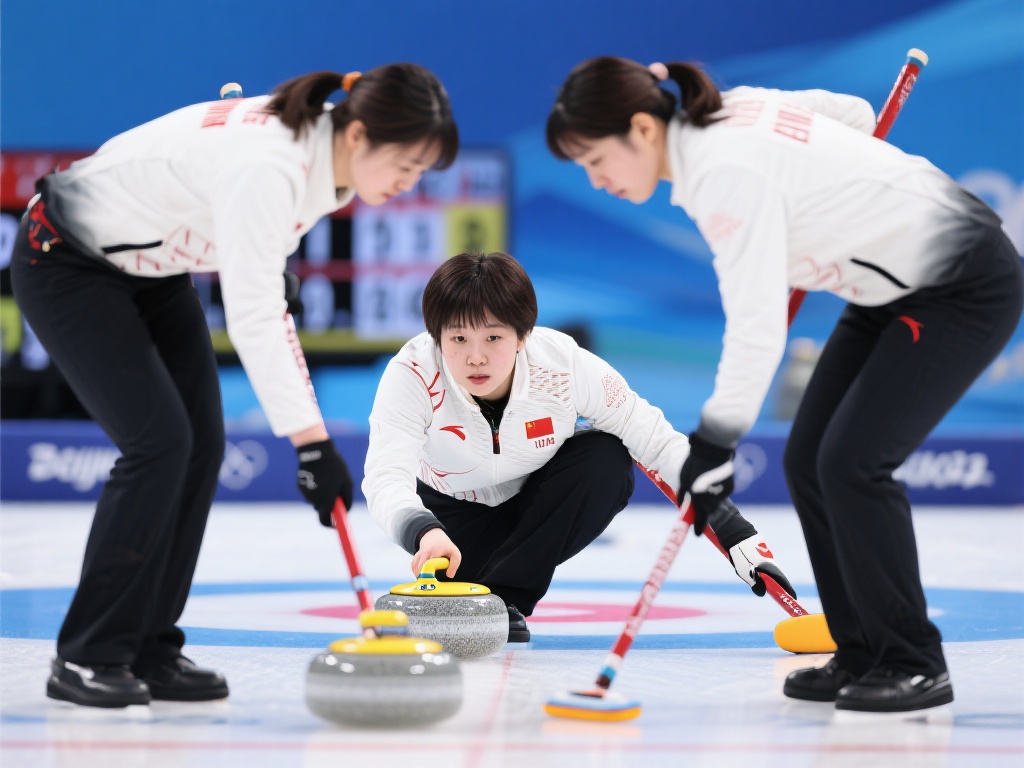 中国男子冰壶队惜败日本队 值得一提的是,日本队在比赛中展现了极高的
