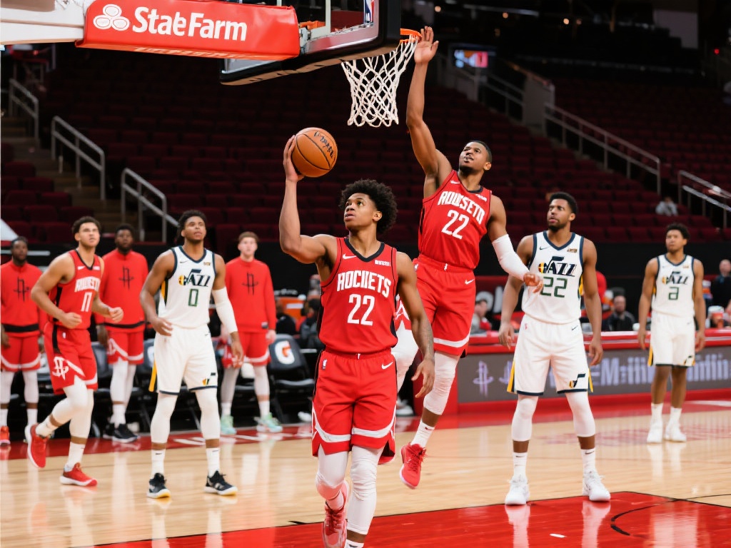 格林闪耀22分 火箭狂扫爵士 随着杰伦·格林等年轻球员的不断成长,休斯