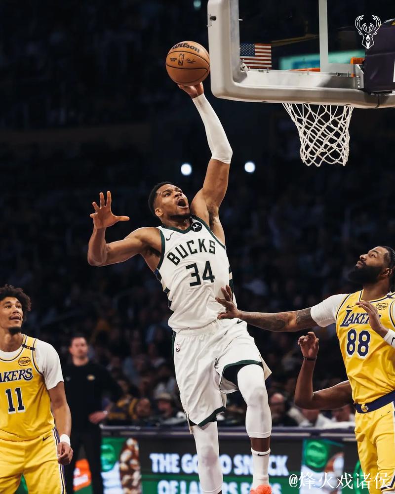 字母哥砍21分 雄鹿105-101力克湖人送其两连败 字母哥砍21分 雄鹿105-101力克湖人送其两连败